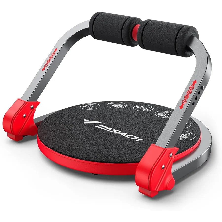 MERACH Core 8 en 1 - Entrenador abdominal con muelle de retroceso