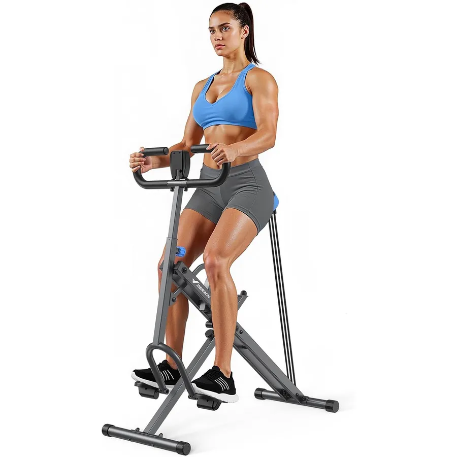 MERACH R07 - Máquina de sentadillas y remo 2 en 1