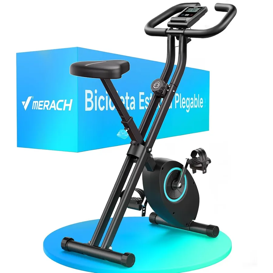 MERACH MR-S14L2 - Bicicleta estática plegable magnética